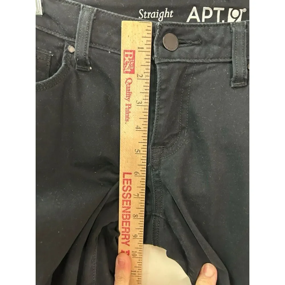 [Apt. 9] Size 4 Women's Straight Leg Mid Rise Tummy Control‎ Pants